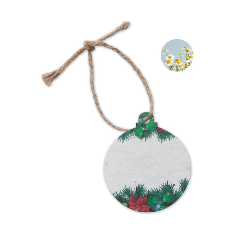 Seed paper Xmas ornament — BAUSEED