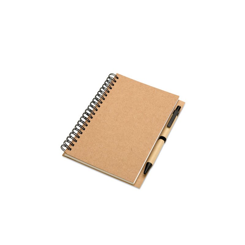 B6 Recycled notebook with pen