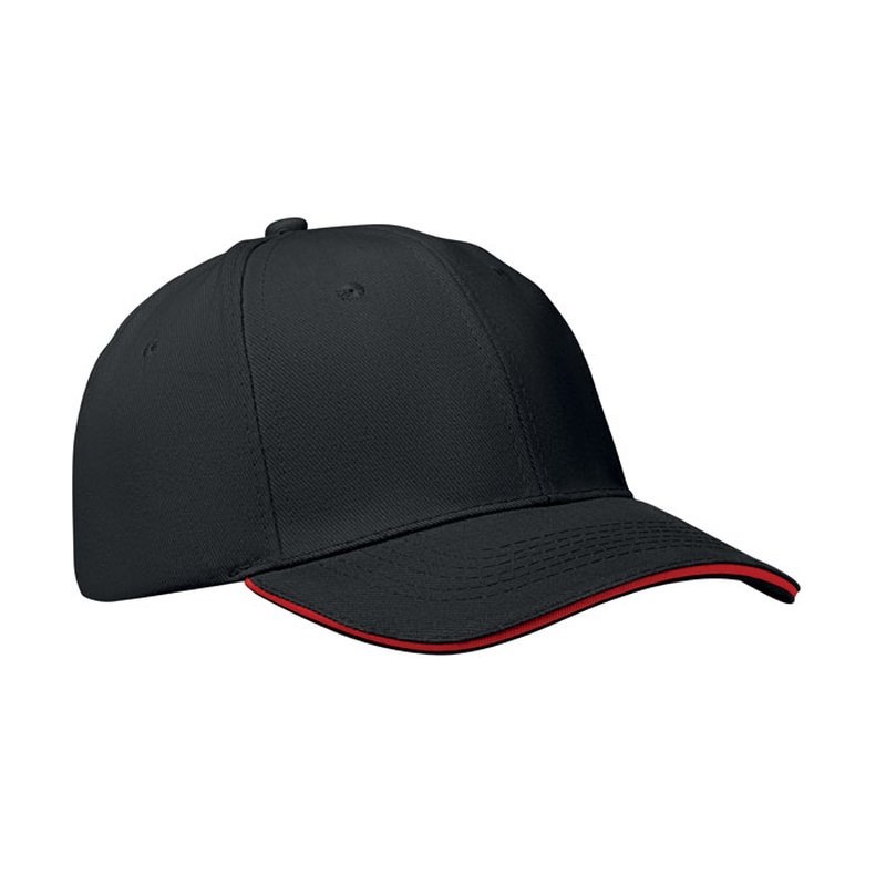 6 Panel baseball cap 260 gr/m