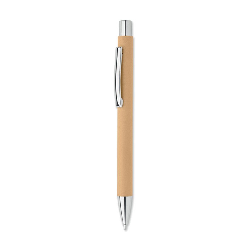 Recycled paper push ball pen — OLYMPIA