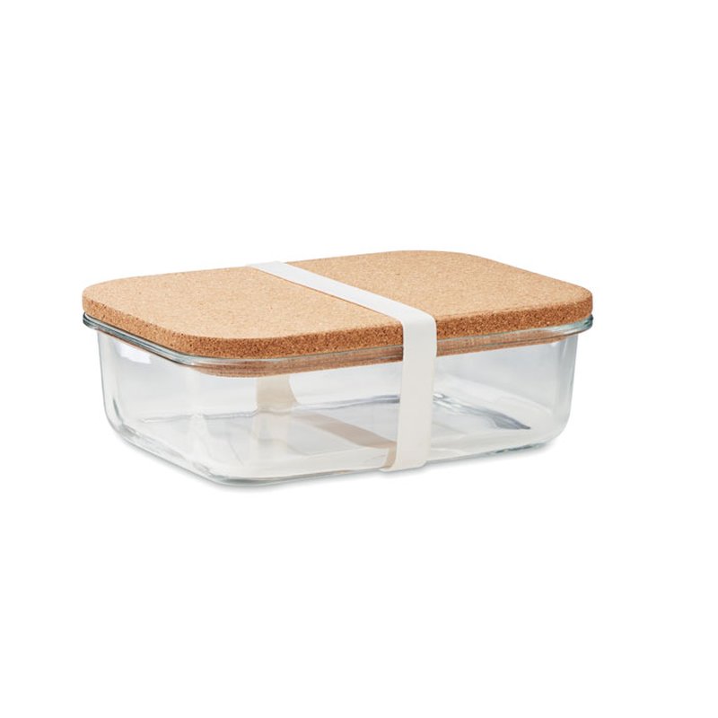 Glass lunch box with cork lid — CANOA