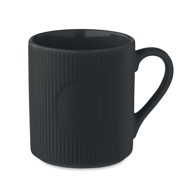 Ribbed ceramic mug mat 340 ml — RIBMUG