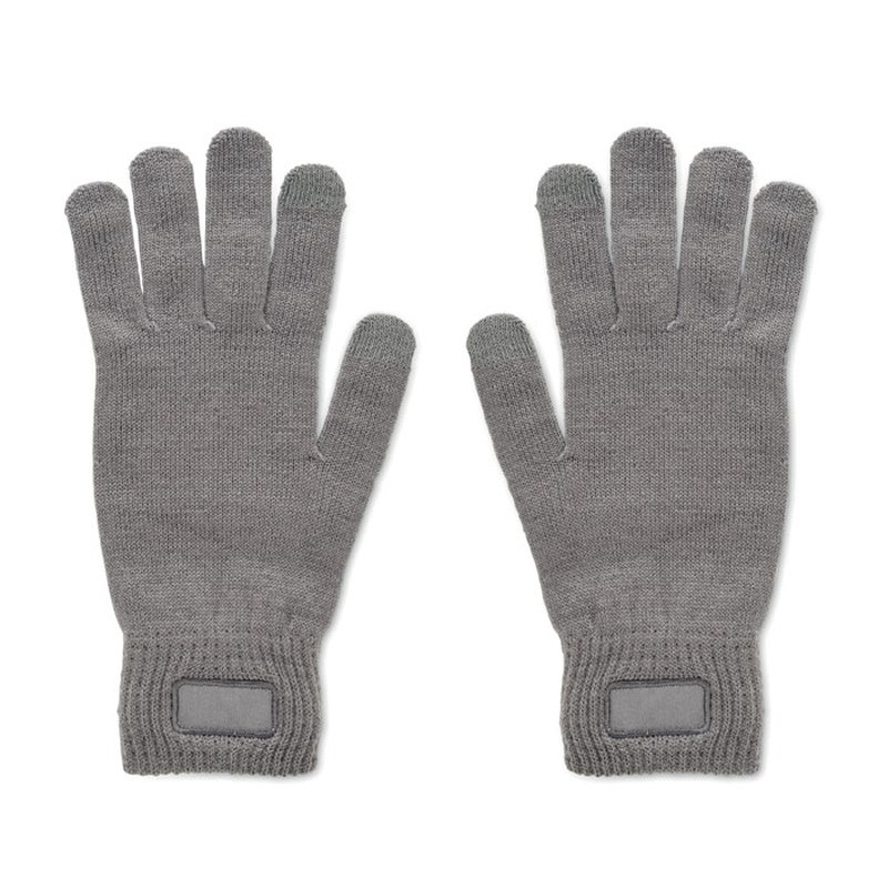 Knitted gloves in RPET — HANDNIT