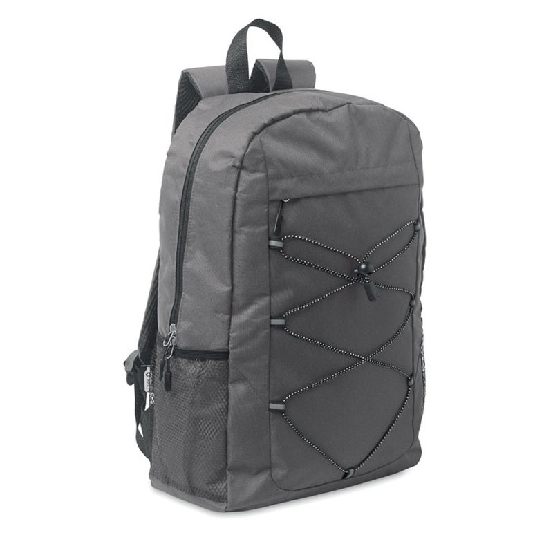 600D RPET polyester backpack — HIGE