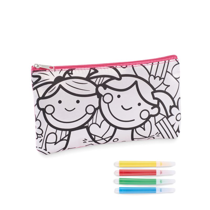 Pencil case with markers — KIDDO
