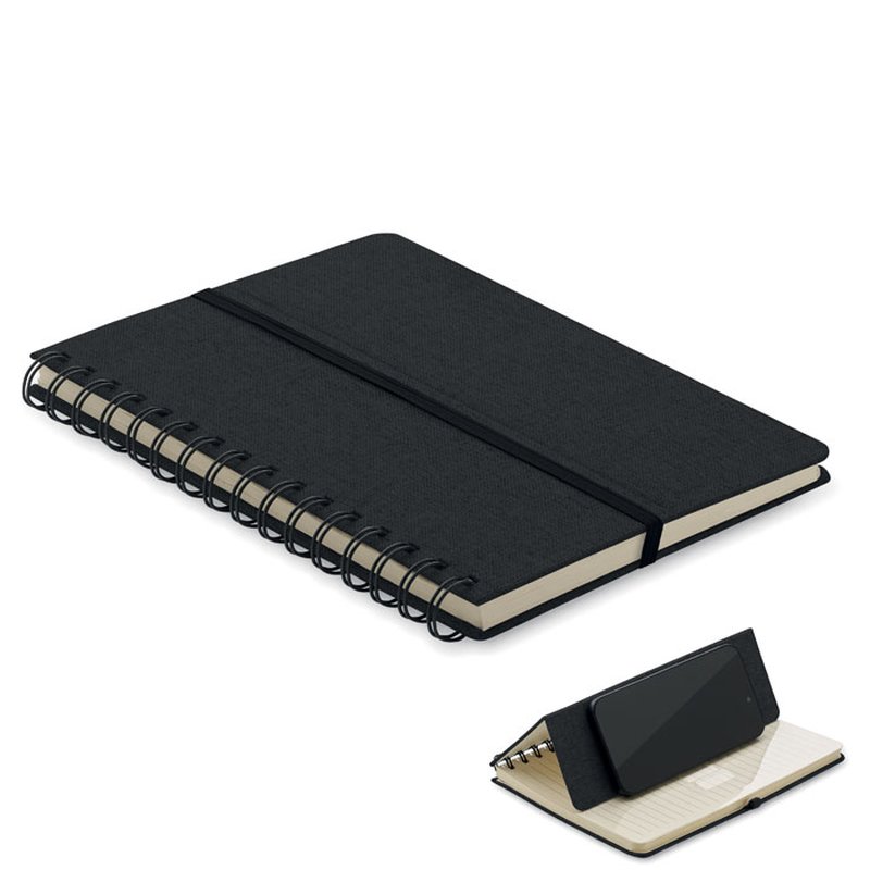 A5 notebook with phone holder — STRATA