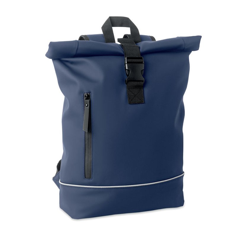Laptop 15" roll top PU backpack — LAPTOSA