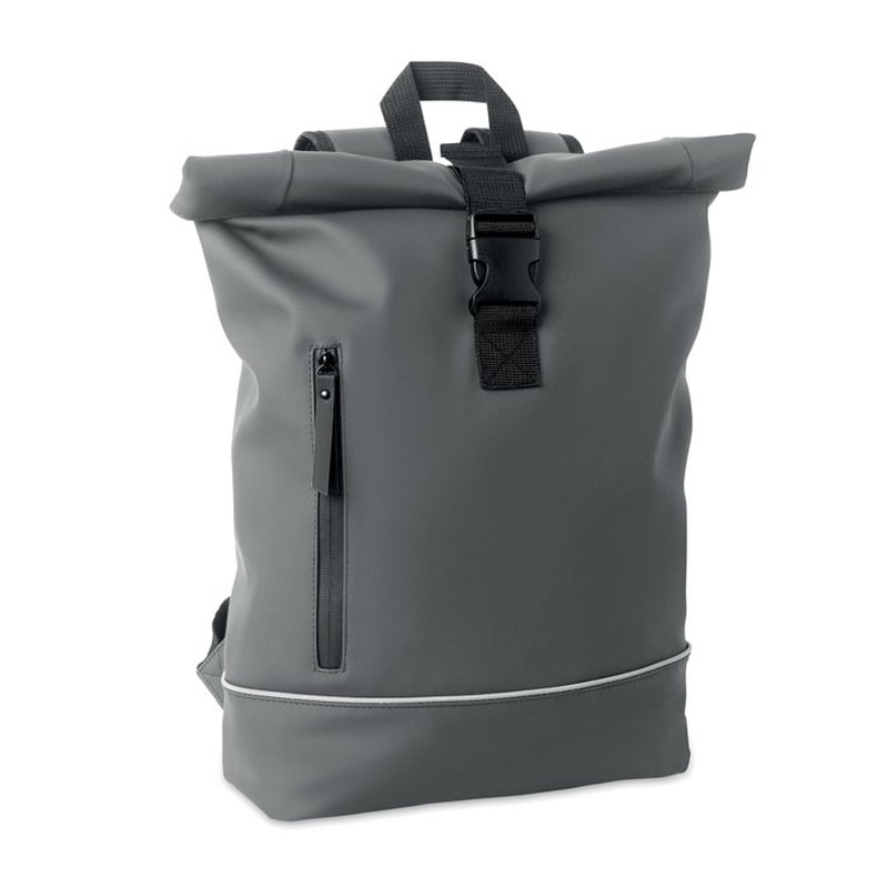 Laptop 15" roll top PU backpack — LAPTOSA