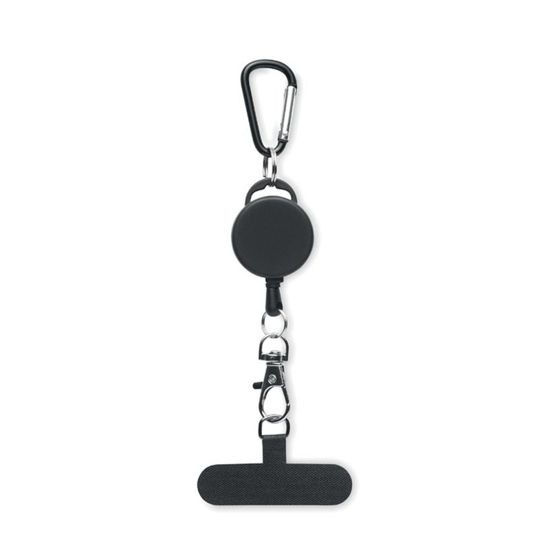 Retractable phone holder