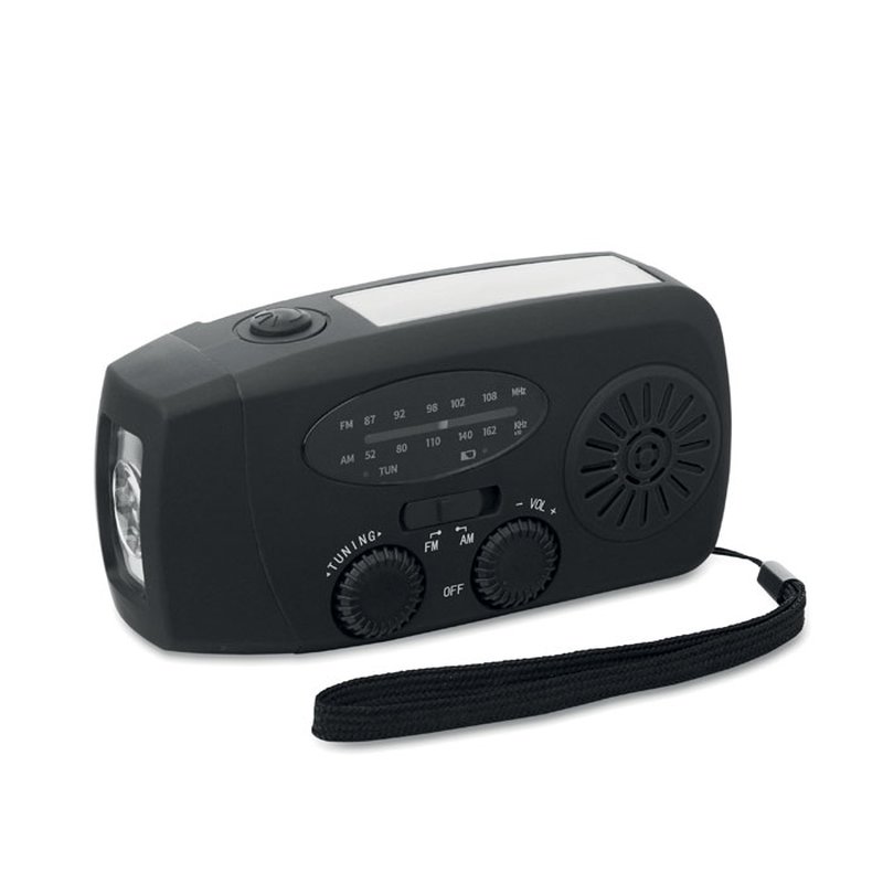 Portable radio with LED torch — ONDA