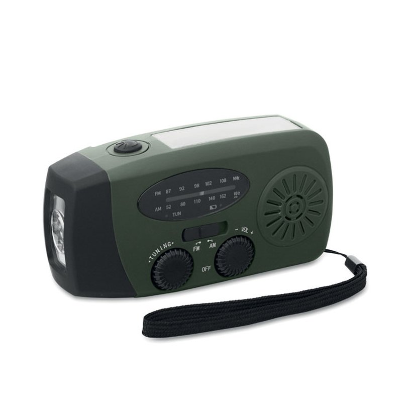 Portable radio with LED torch — ONDA