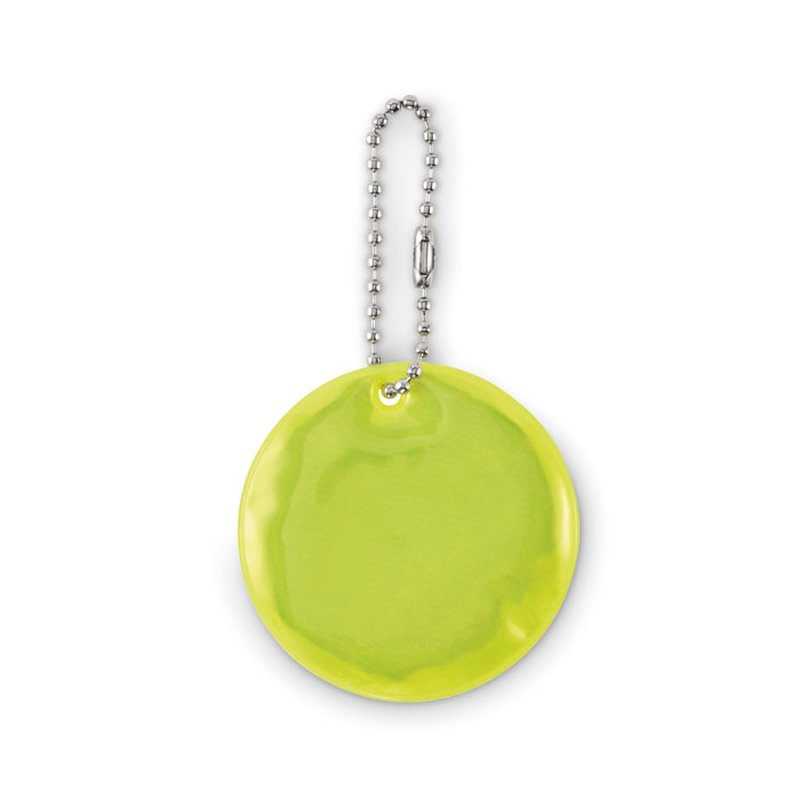 Round reflective keyring — GRIN