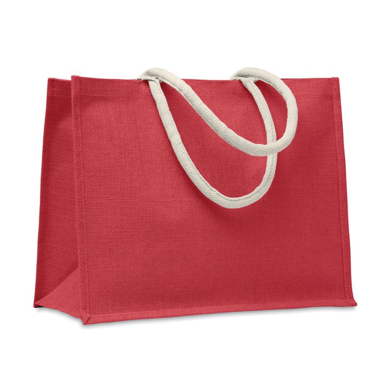 Jute bag with cotton handle — AURA