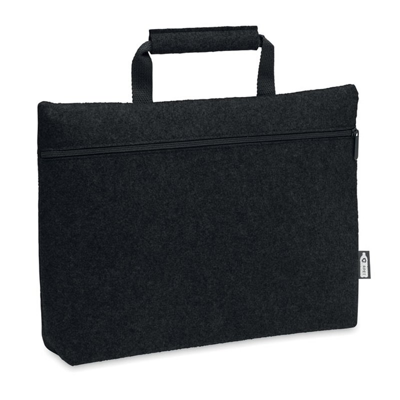 RPET felt zippered laptop bag — TAPLA