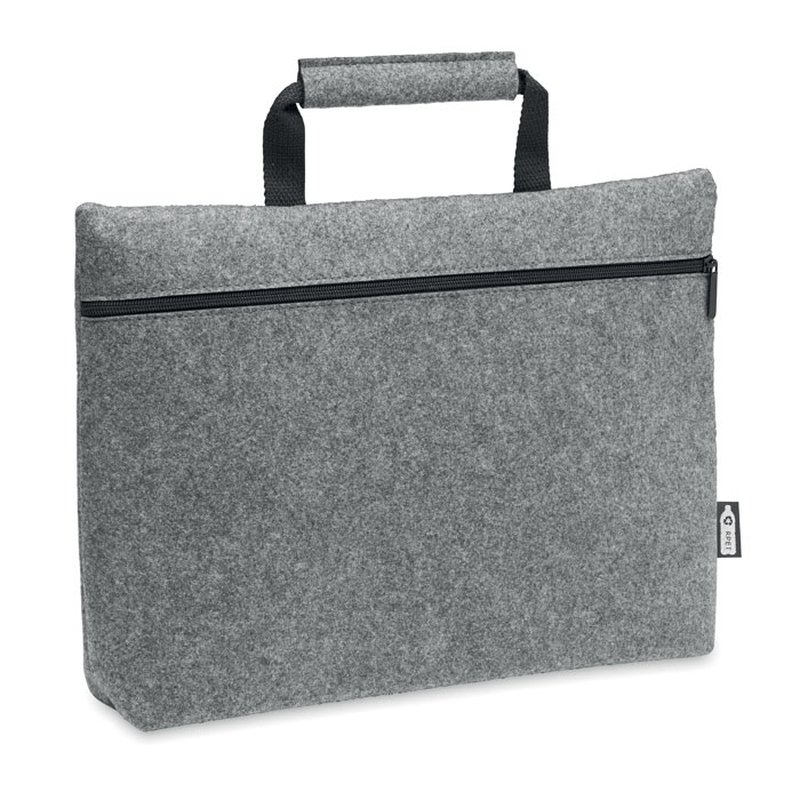RPET felt zippered laptop bag — TAPLA