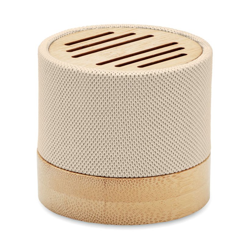 Bamboo RPET wireless speaker — BOOL