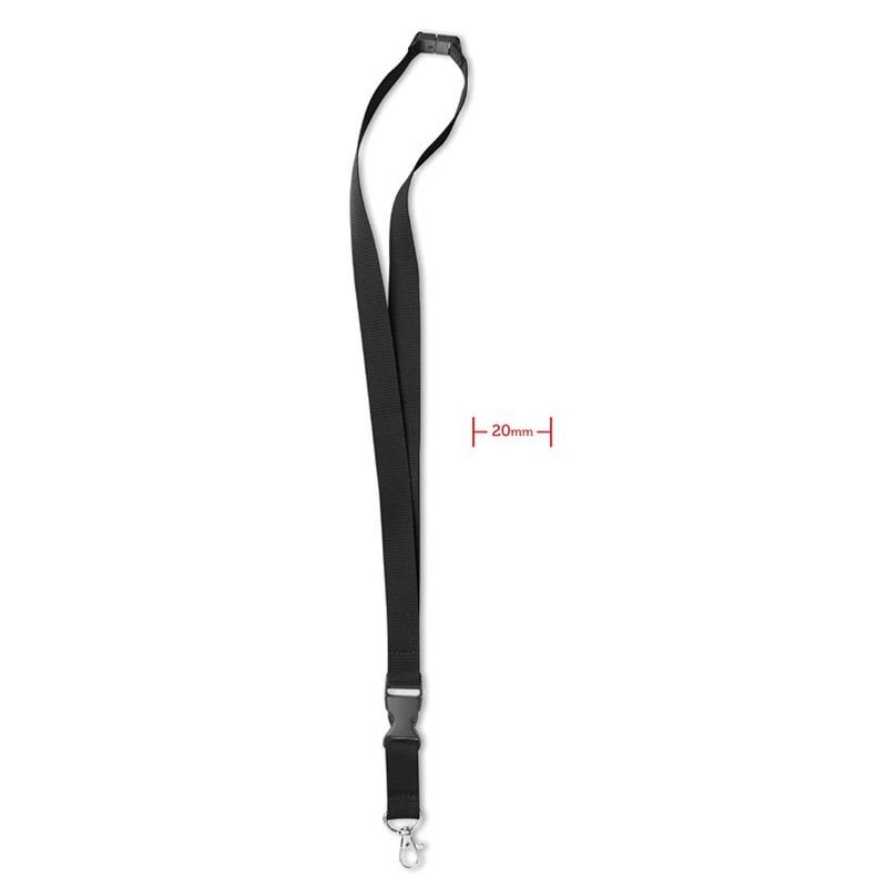 Lanyard hook and buckle 20 mm — LANY