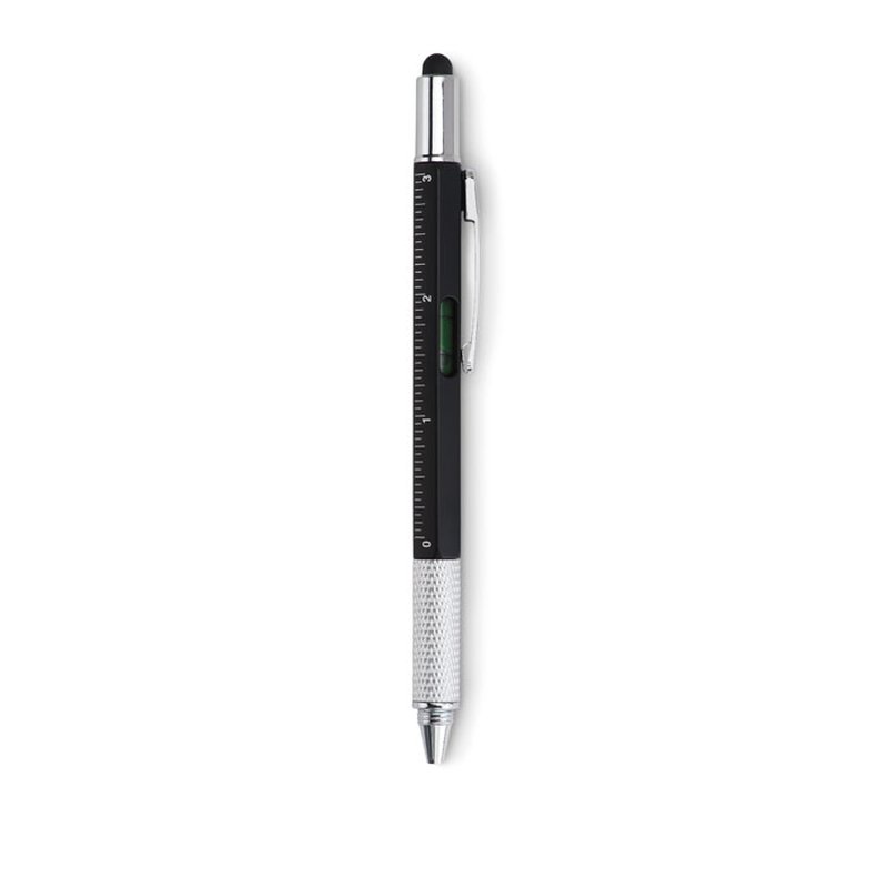 Spirit level pen with ruler — TOOLPEN