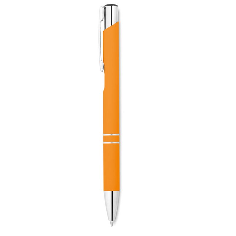 Ball pen in rubberised finish — AOSTA