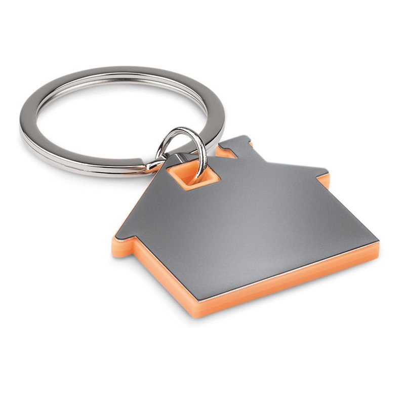 House shape plastic key ring — IMBA