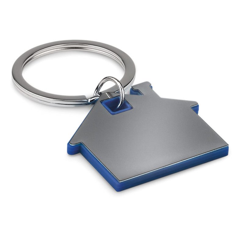 House shape plastic key ring — IMBA