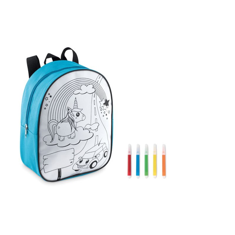 Backpack with 5 markers — BACKSKETCHY