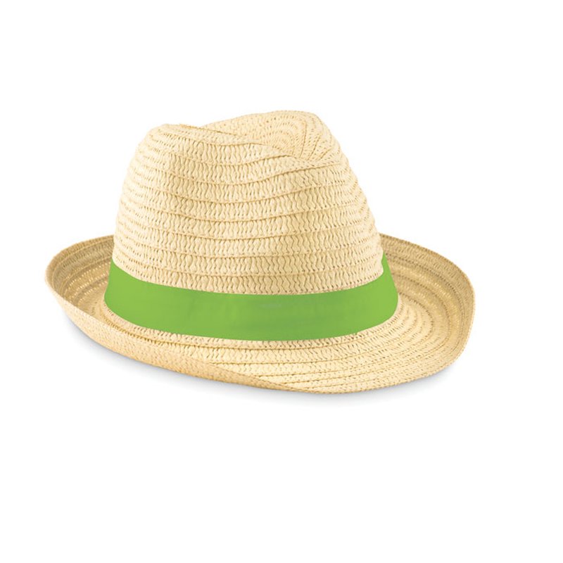 Paper straw hat — BOOGIE - Back View