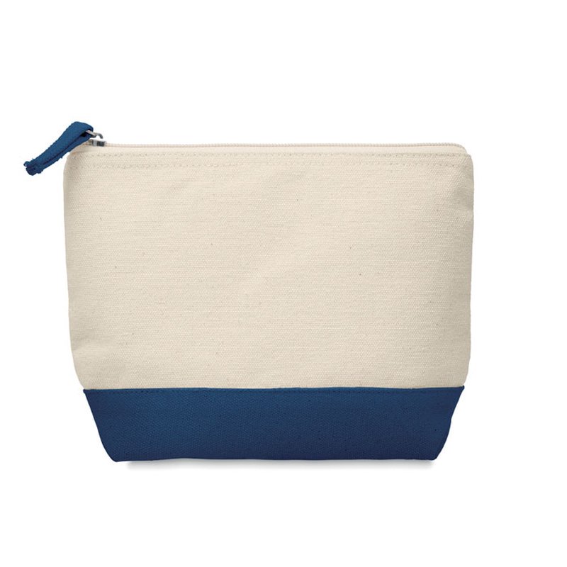 Bicolour cotton cosmetic bag — KLEUREN
