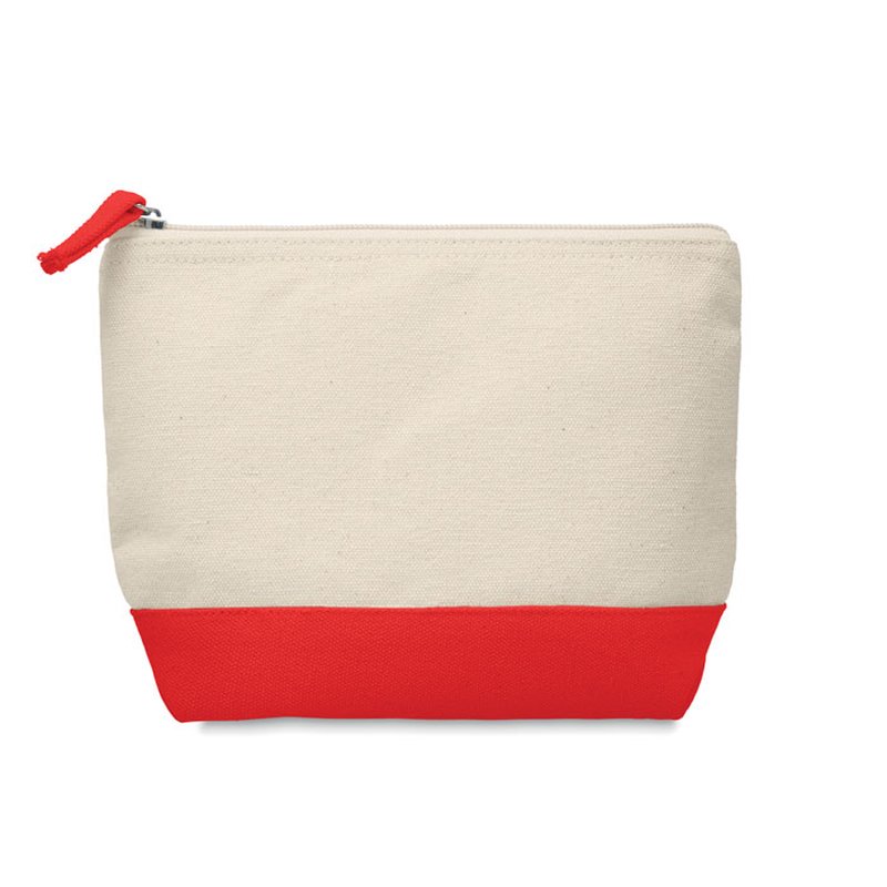 Bicolour cotton cosmetic bag — KLEUREN