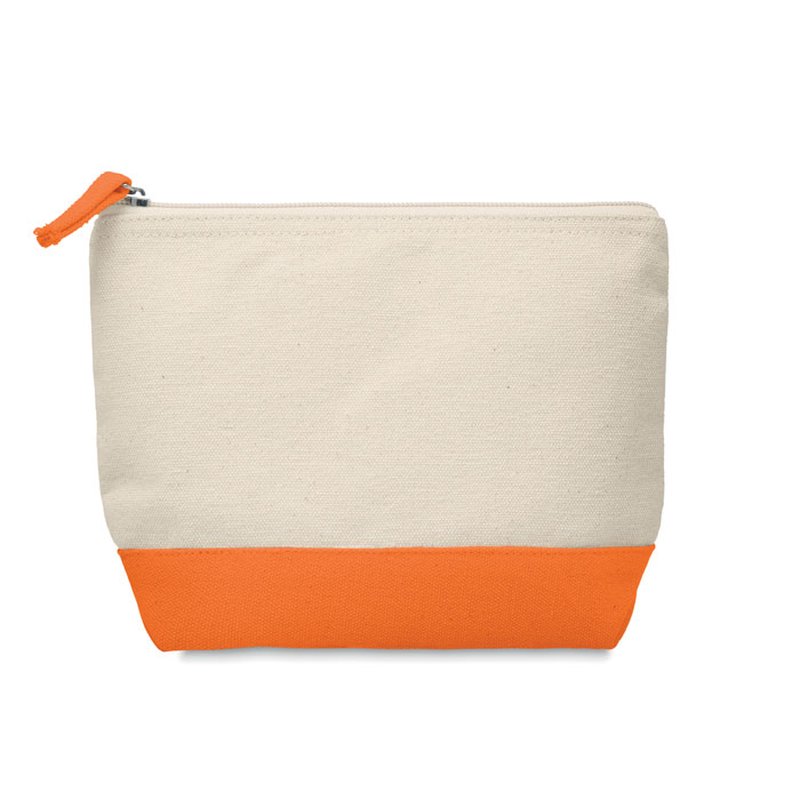 Bicolour cotton cosmetic bag — KLEUREN