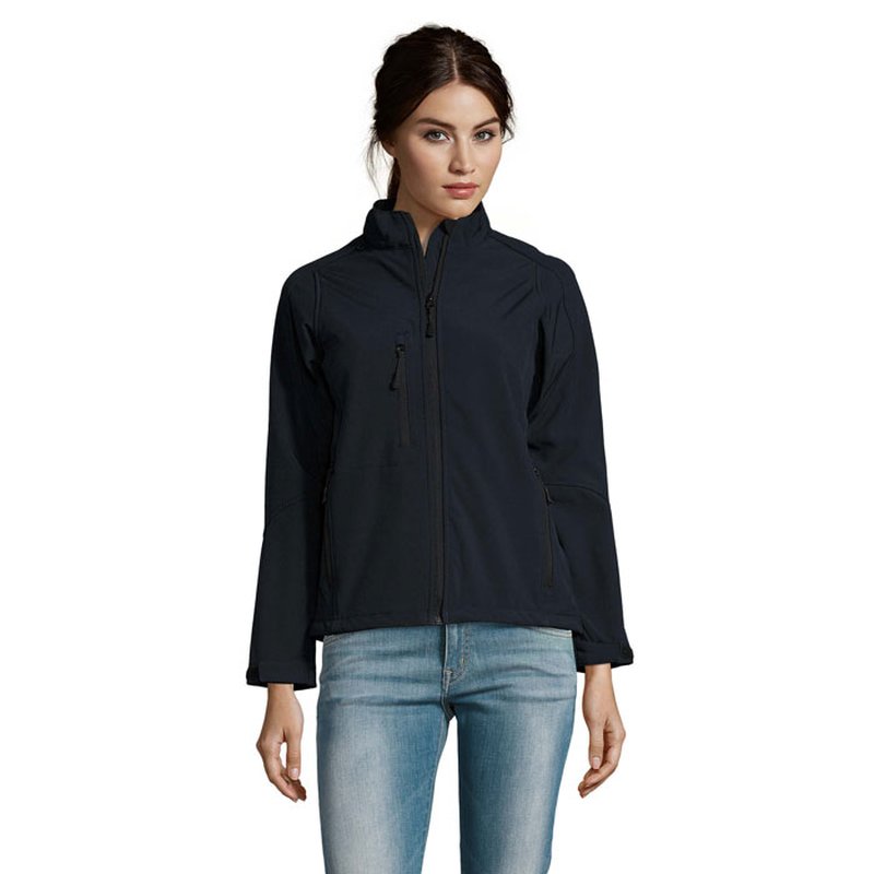 ROXY WOMEN SOFTSHELL ZIPPED — ROXY