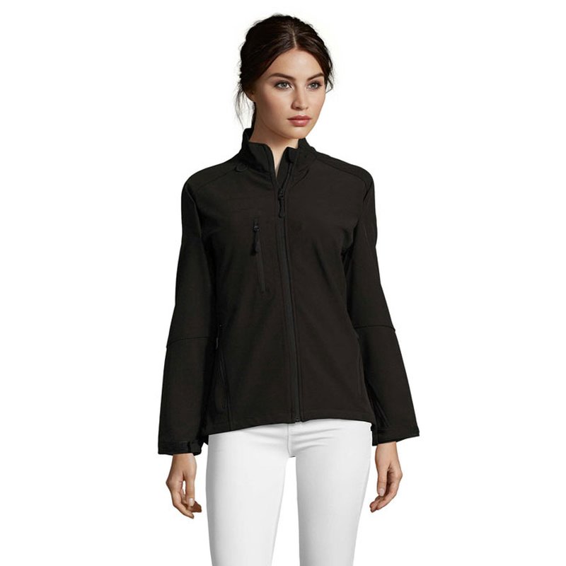 ROXY WOMEN SOFTSHELL ZIPPED — ROXY