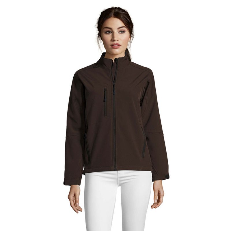 ROXY WOMEN SOFTSHELL ZIPPED — ROXY
