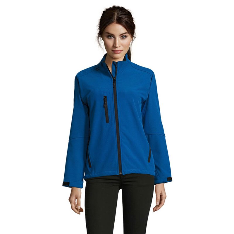 ROXY WOMEN SOFTSHELL ZIPPED — ROXY