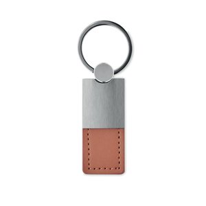 PU and metal key ring — COLUMBUS - Back View