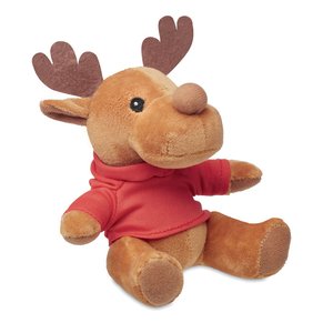 Plush reindeer with hoodie — RUDOLPH - Back View