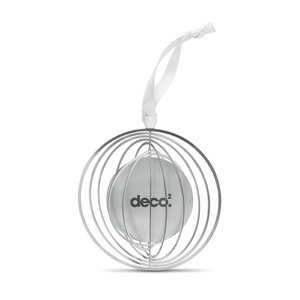 Circle decoration with ribbon