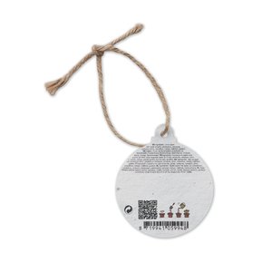 Seed paper Xmas ornament — BAUSEED