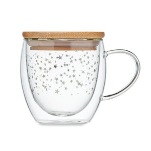 Double wall borosilicate mug — SION - Back View