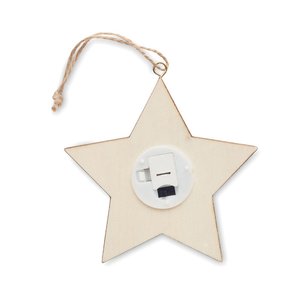 MDF star with light