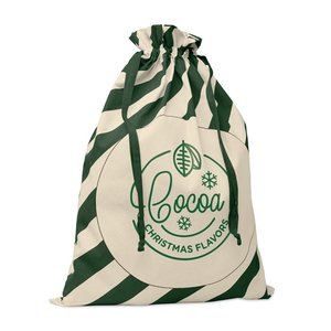 Large Santa cotton bag