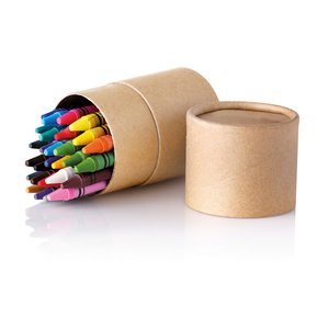 30 wax crayons