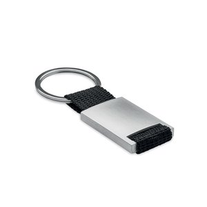 Metal rectangular key ring — TECH