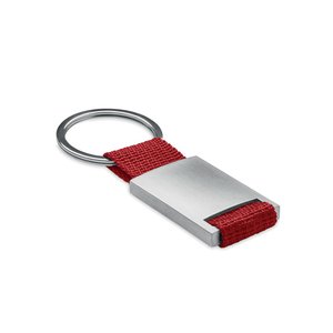 Metal rectangular key ring — TECH