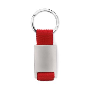 Metal rectangular key ring — TECH