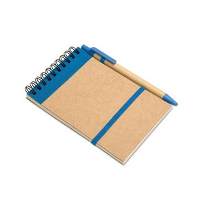 A6 recycled notepad with pen — SONORA