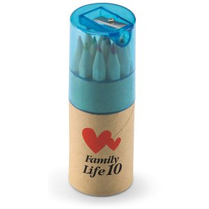 12 coloured pencils — LAMBUT
