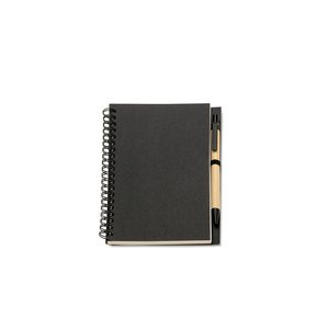 B6 Recycled notebook with pen — BLOQUERO - Back View