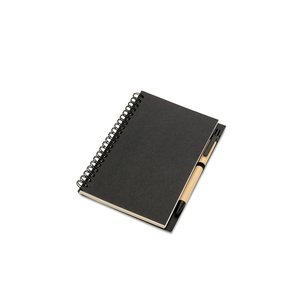 B6 Recycled notebook with pen — BLOQUERO