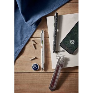 Spirit level pen with ruler — RETOOL